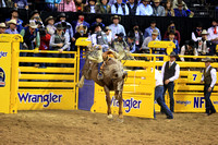 NFR RD ONE (2951) Saddle Bronc , Sage Newman, Rodeo Drive, Harper and Morgan