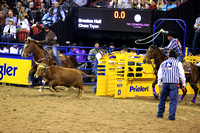 NFR RD Four (1375) Team Roping, Brentan Hall, Chase Tryan