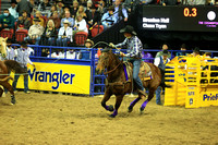 NFR RD Four (1373) Team Roping, Brentan Hall, Chase Tryan