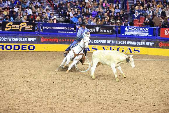 NFR RD Eight (1835) Team Roping, Clay Smith, Jade Corkill, Winners