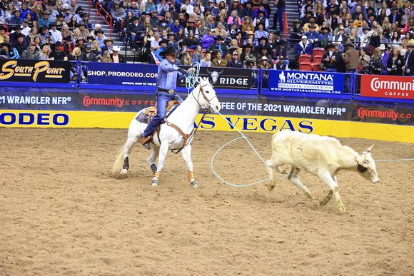 NFR RD Eight (1831) Team Roping, Clay Smith, Jade Corkill, Winners