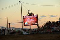 PRCA Dillon Saturday night Bareback Riding